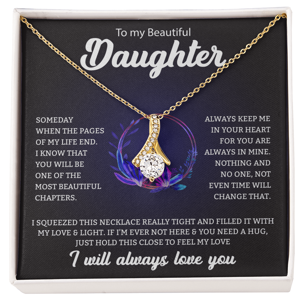 To My Beautiful Daughter | Alluring Beauty necklace