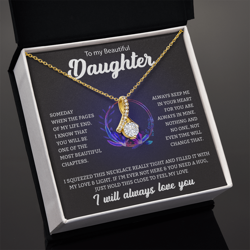 To My Beautiful Daughter | Alluring Beauty necklace