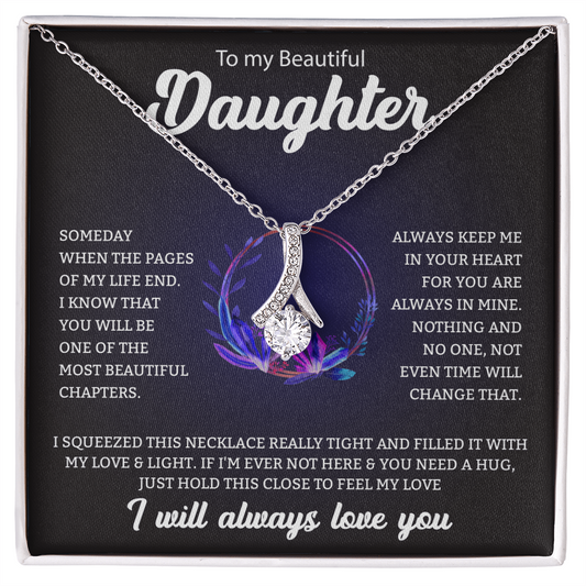 To My Beautiful Daughter | Alluring Beauty necklace