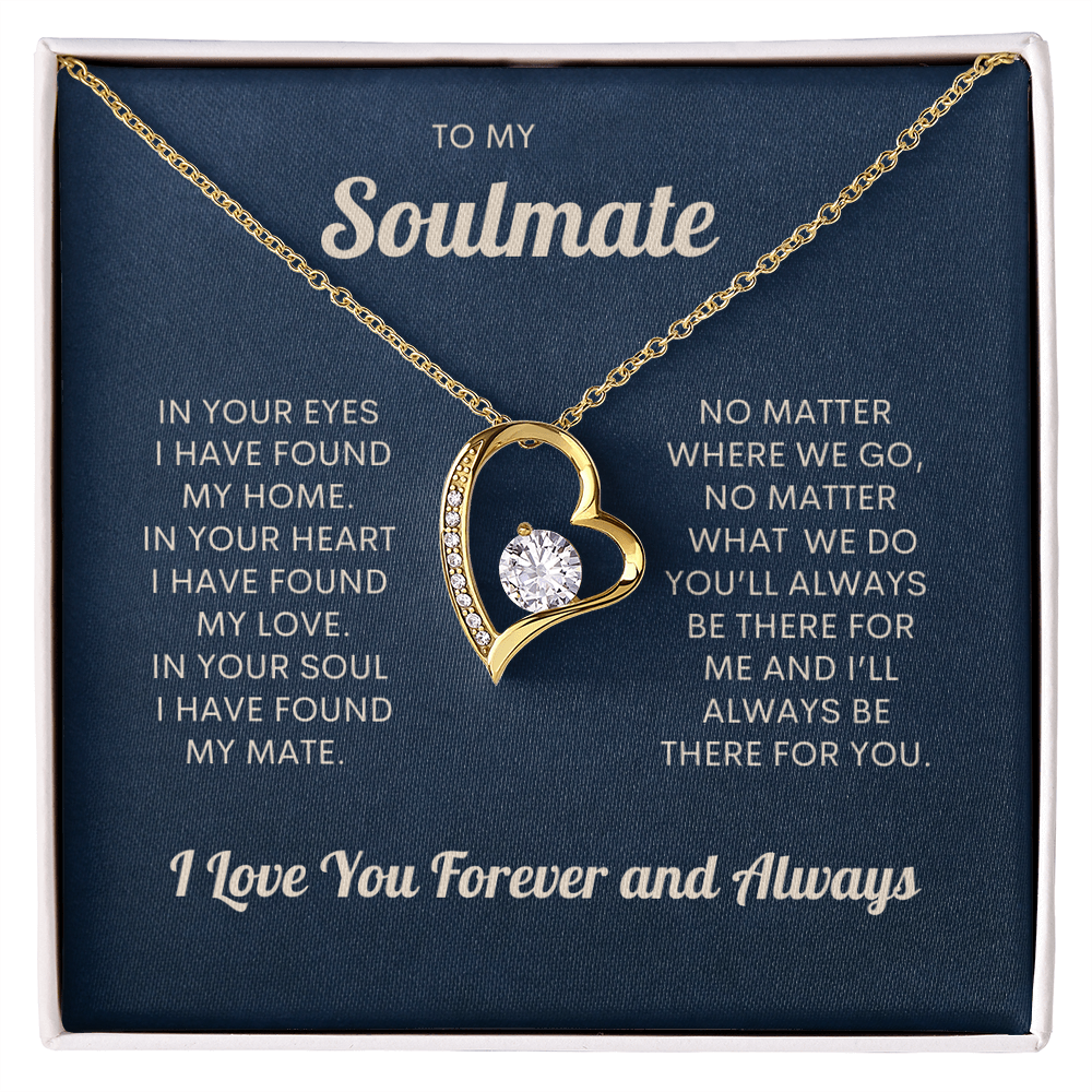 To My Soulmate | Forever Love Necklace