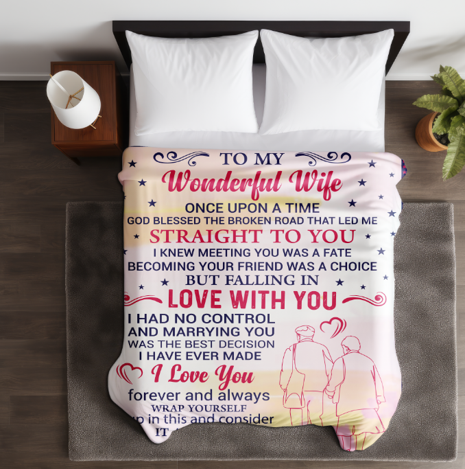 To My Wonderful Wife |  Fleece Blanket